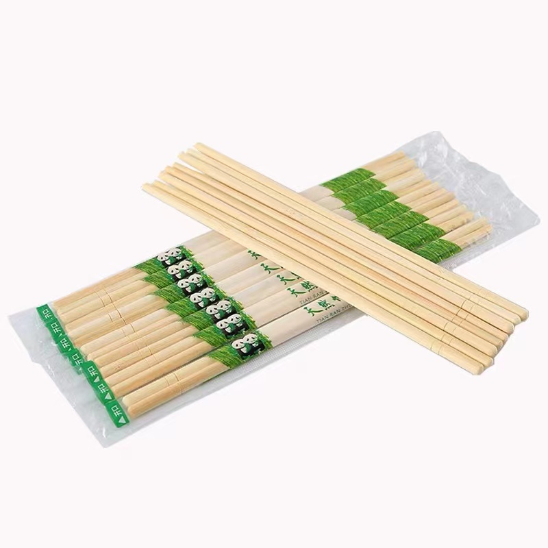 Customized 100% Eco-Friendly Disposable Bamboo Chopsticks for Takeaway Food