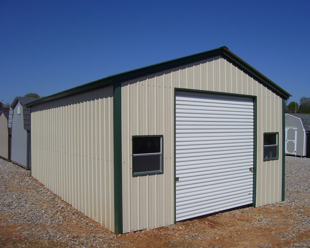Steel Roofing Materials Light Steel Structure Prefabricated Steel Car Storage Shed