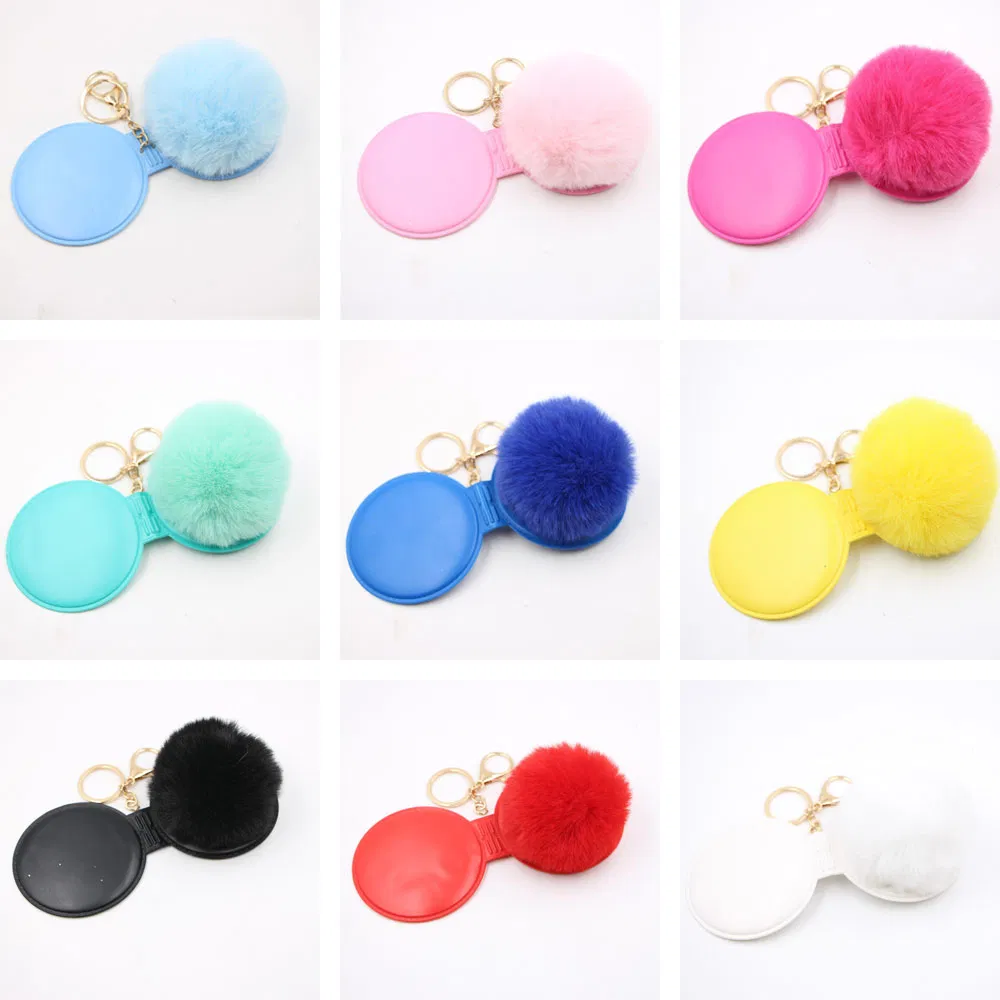 Portable Small Magnifying Makeup Custom Pocket Travel Plastic Compact Cosmetic Glass Mirror