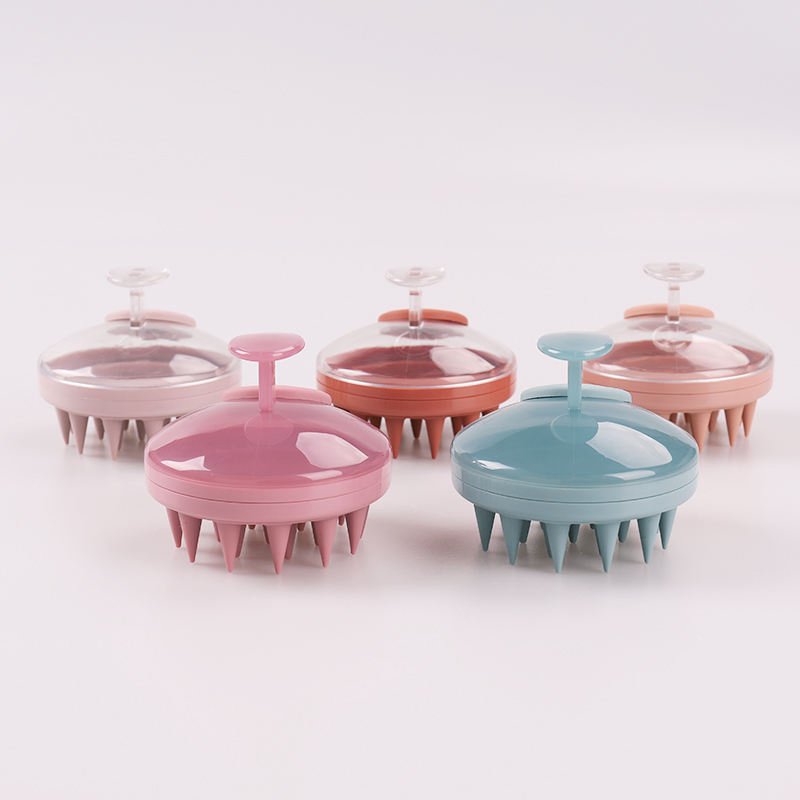 2023 Creative Shampoo Brush Detangling Hair Brush Filling Liquid Scalp Soft Scalp Brush Skin Friendly Hair Massager Scalp