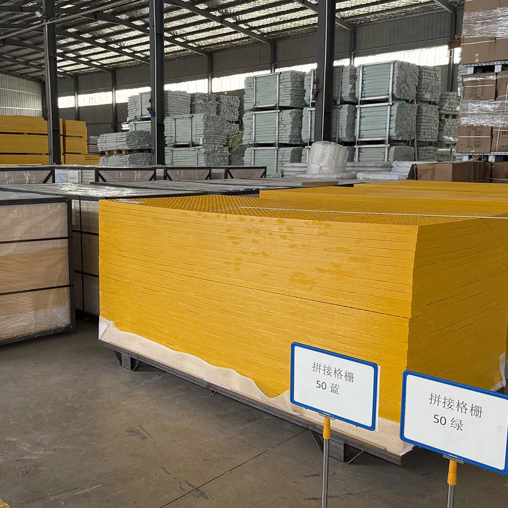 Highly Corrosion Resistant Walkways/Railings Stairs and Access Structures Floor Grating Yellow