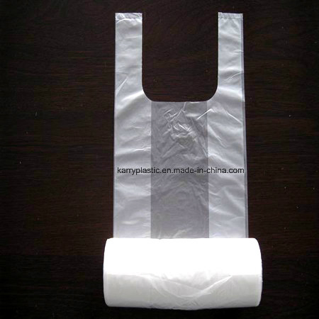 LDPE T-Shirt Rubbish Bags for Eco-Friendly Grocery Shopping Needs