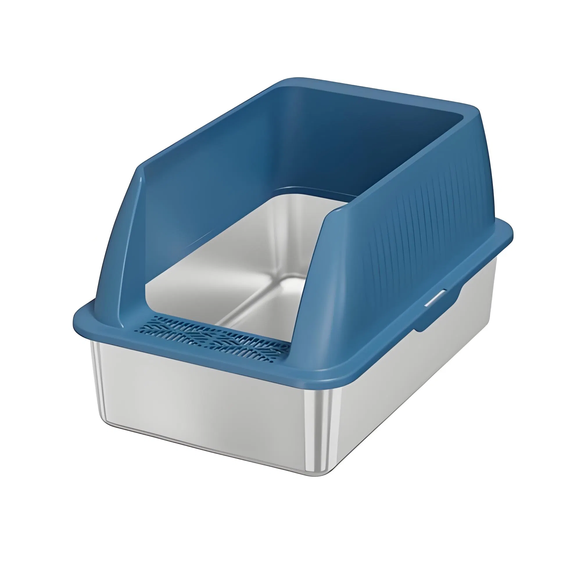 Versatile Rectangle Folding Cat Litter Box for Multiple Cats