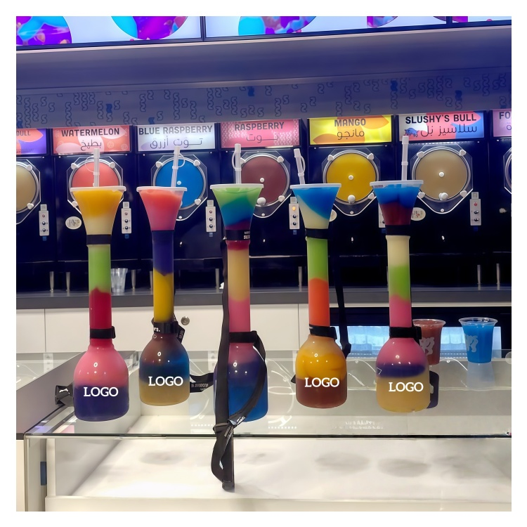 Пластиковый пивной бокал с логотипом 24-50 унций