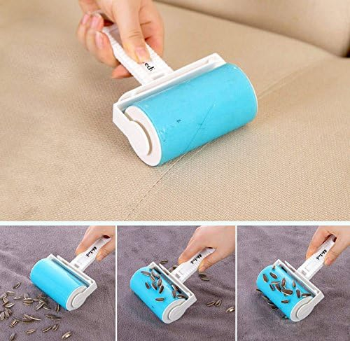 Clean Silicone Sticky Hair Roller Washable Suction Hair Roller Brush Removal Powerful Dusting Hair Removal