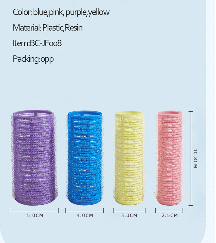 Набор бигуди с зажимом, 4 размера, DIY для укладки