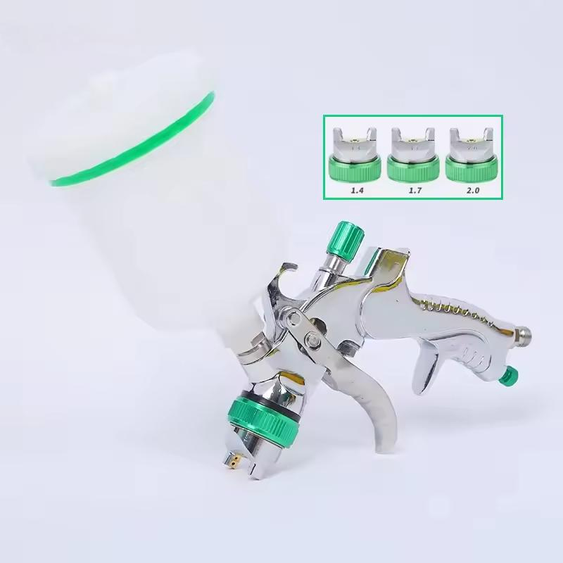 Handheld Lightweight HVLP Paint Spray Gun 1.4mm 1.7mm 2mm 600cc Car Painting Fine Detail HVLP Air Spray Gun
