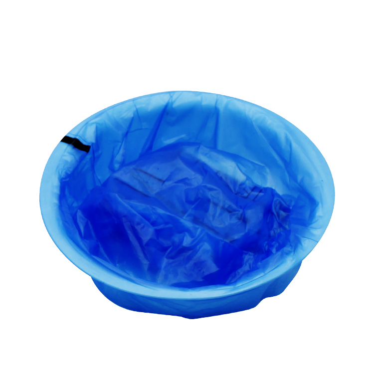 Used for Hospital/ Travel /Airplane/ Disposable Blue Plastic Vomit Bag with Ring