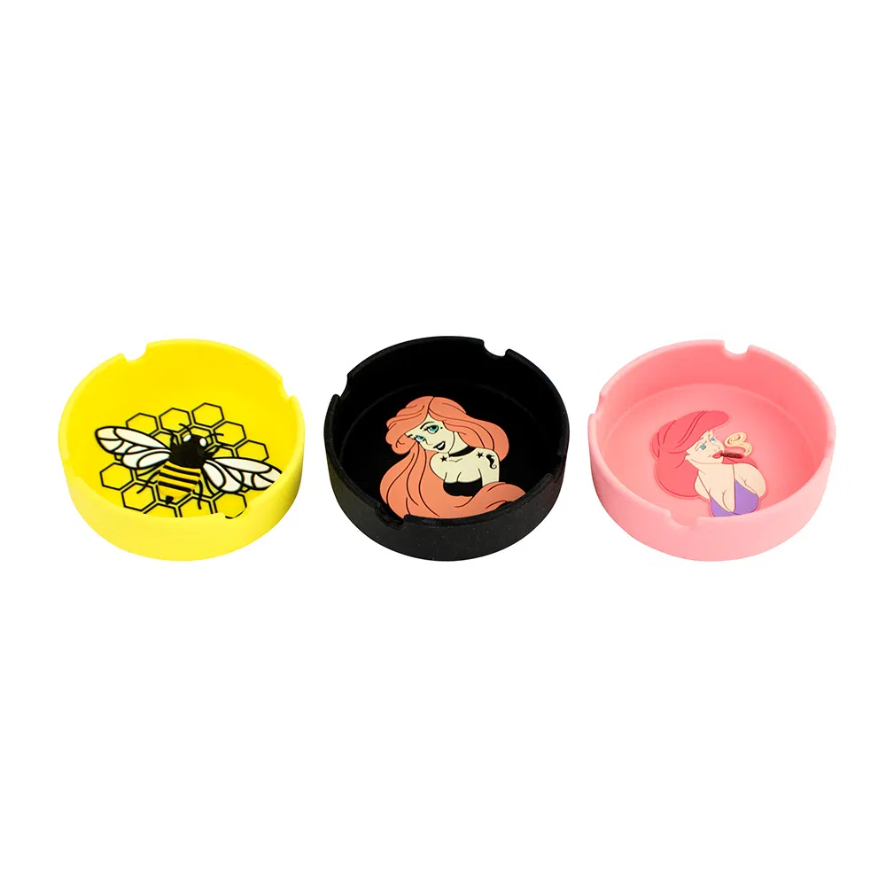 Bee Personalized Silicone Ashtray Cigarettes Silicone Ashtray Custom Logo R Ashtray Eco-Friendly