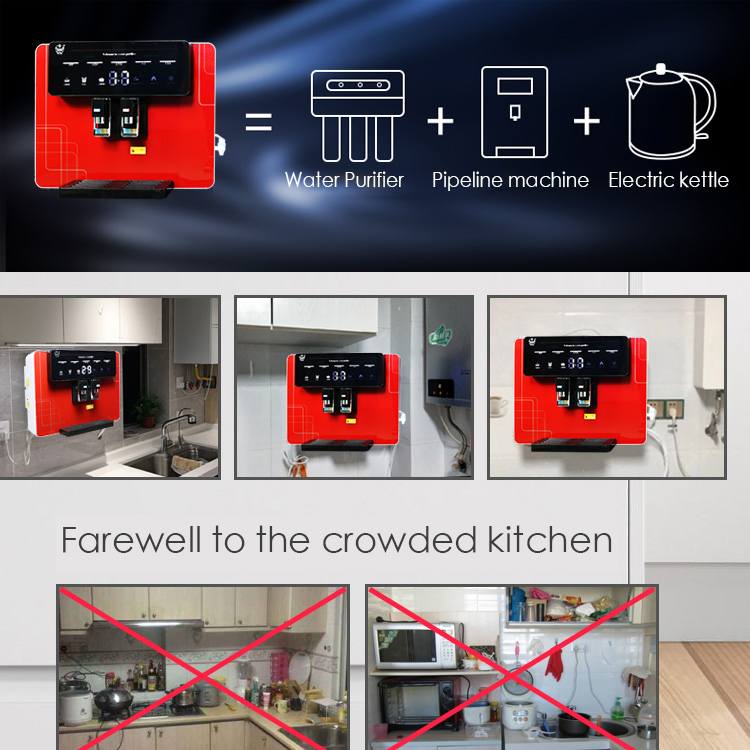 High Quality Water Dispenser with 75gpd RO System and Online TDS
