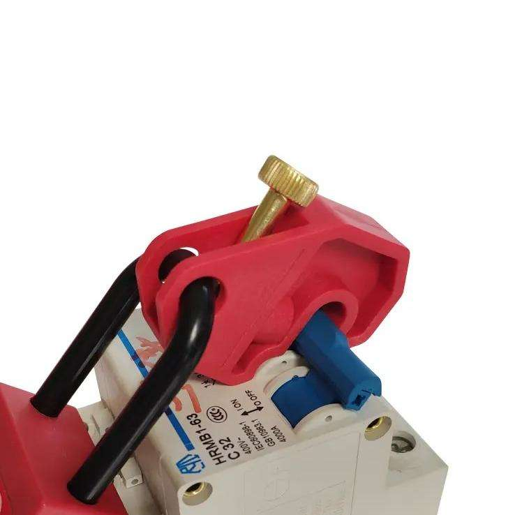 Universal Non-Conductive Circuit Breaker Lockout Tool with Screw