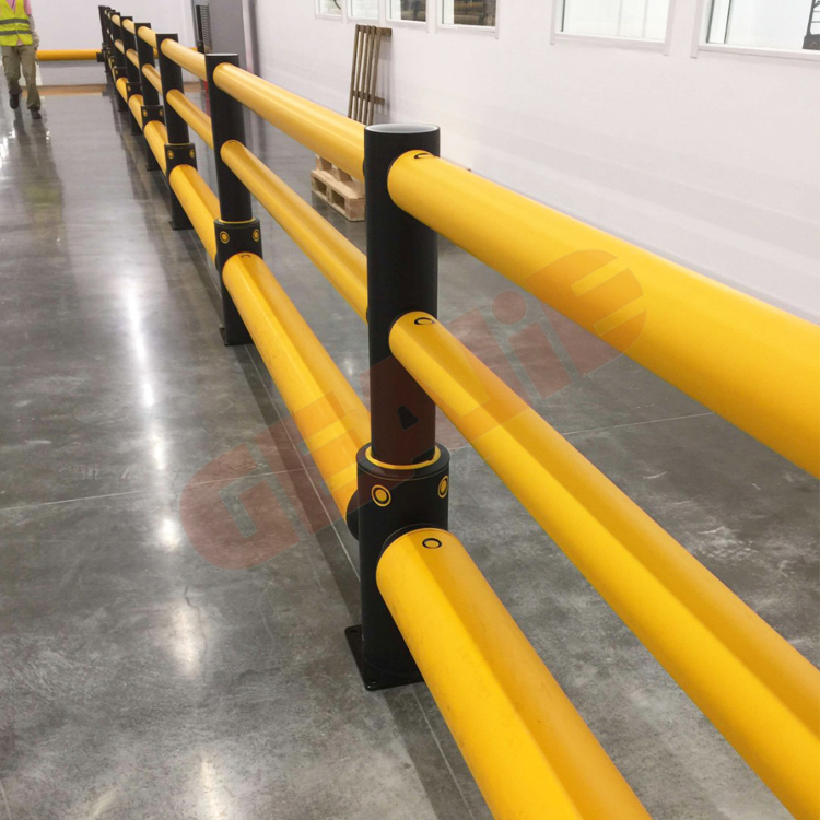 Industrial Guardrail Manufacturer Large Warehouse Shelf Flexible Collision Barrier