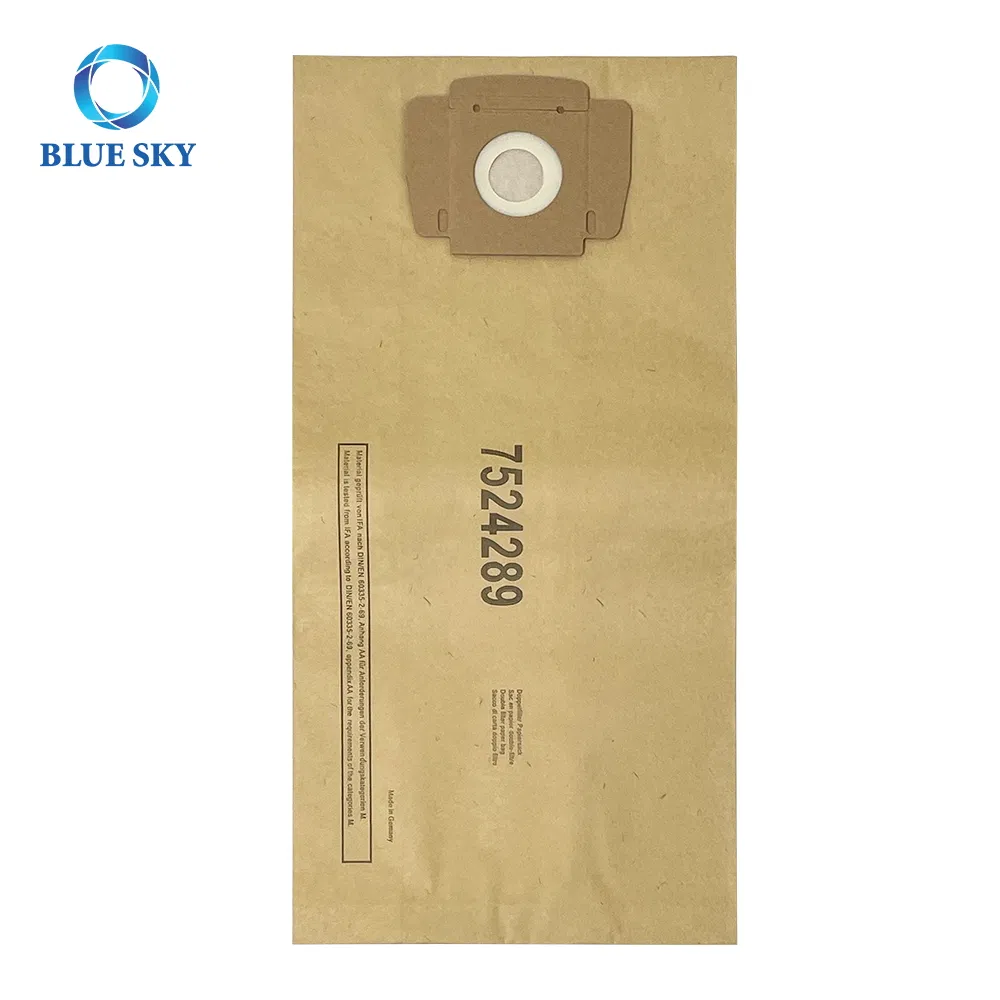 Replacement Paper Suction Dust Bags for Taski 7524289 Aero 8 15 Plus Vacuum Cleaner Spare Parts Attachment