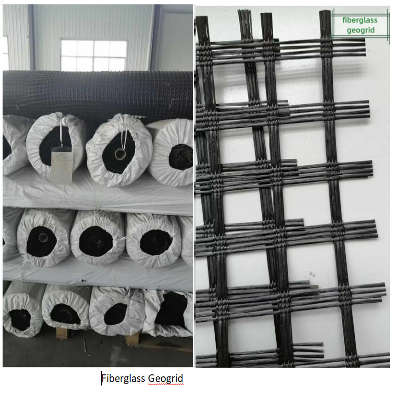 Fiberglass Geogrid Road Reinforcement Fiberglass Geogrid for Asphalt Reinforcement