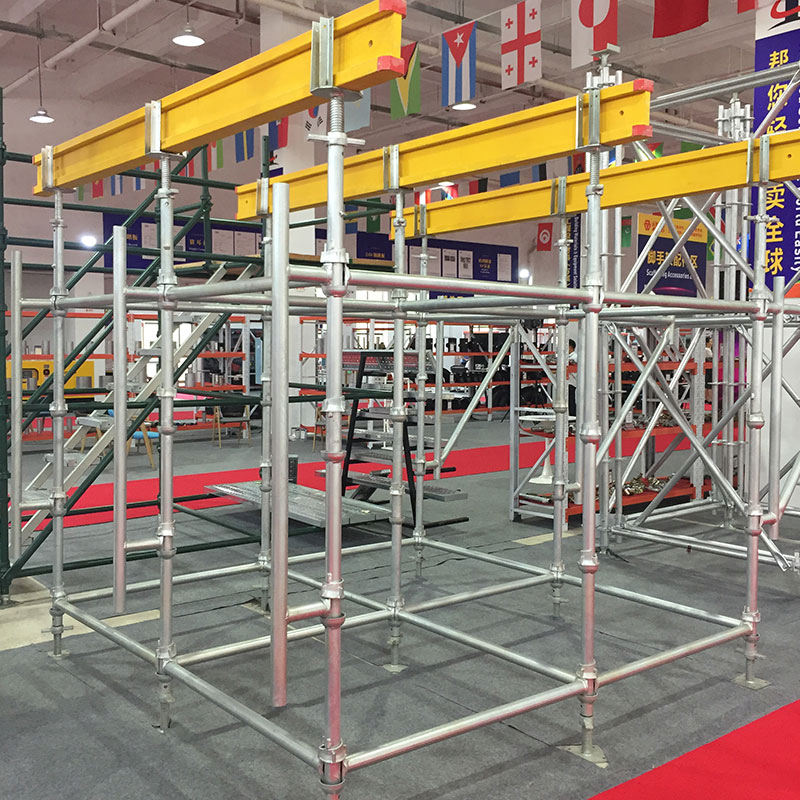 Cheap Price Scaffold Tower System Standard Transom Horizontal Ledger Adto Brand Metal Construction Material Galvanized Cuplock Scaffolding for Sale