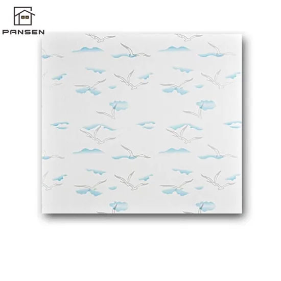 Transfer Printing PVC Panel Interlocking PVC Ceiling Panel for Wall Decoration
