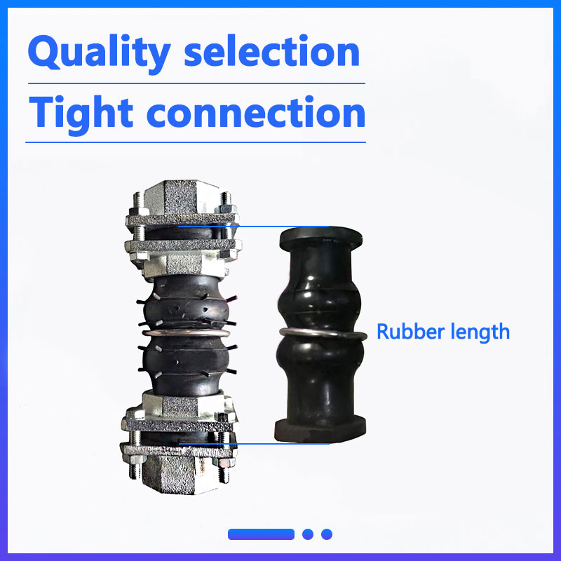 High Pressure Union Threaded Flexible Rubber Joint for Pipe Use