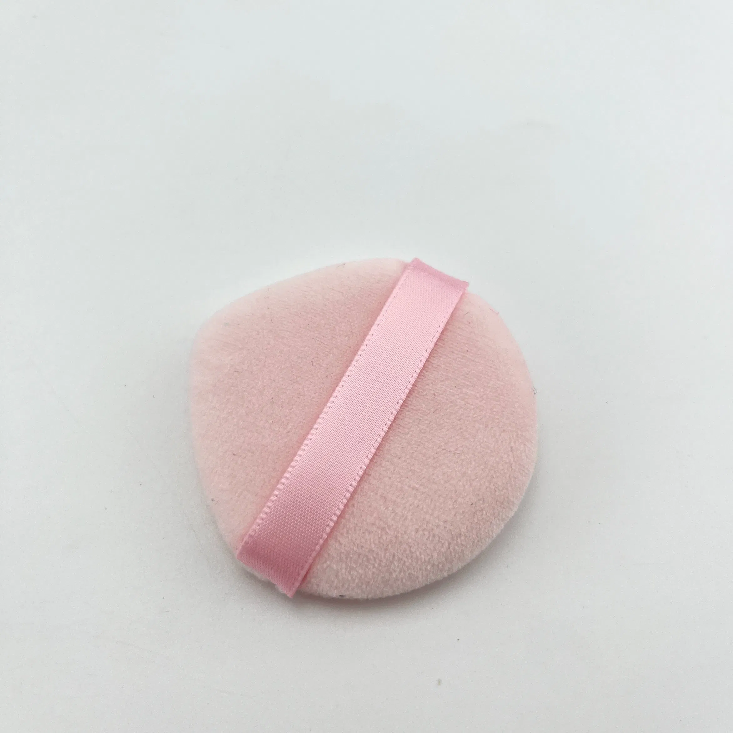 Custom Triangle Soft Polyurethane Flocking Cosmetic Makeup Powder Puff
