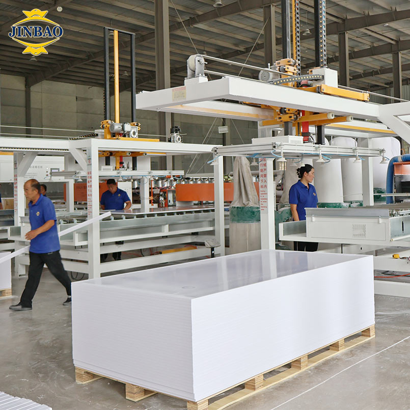 Jinbao 5X10 High Hardness 122X244 18 20mm Rigid Black White High Density Celuka 5mm Manufacturers 18mm Sheet Woodgrain Laminated PVC Foam Board for Cabinet