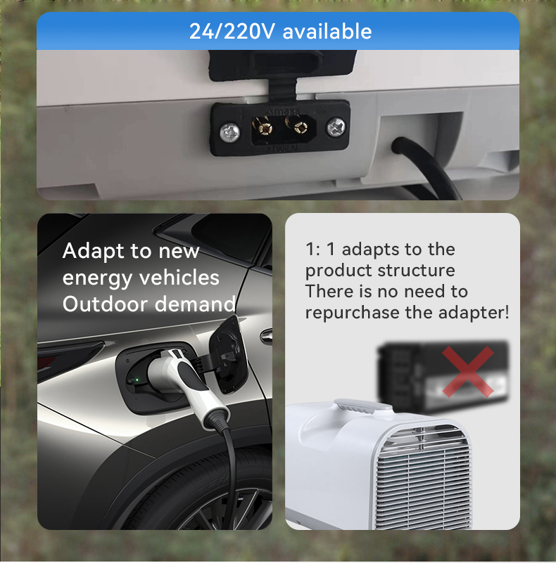 12V 24V Car Air Conditioner Small Mobile Air Conditioner for Camping
