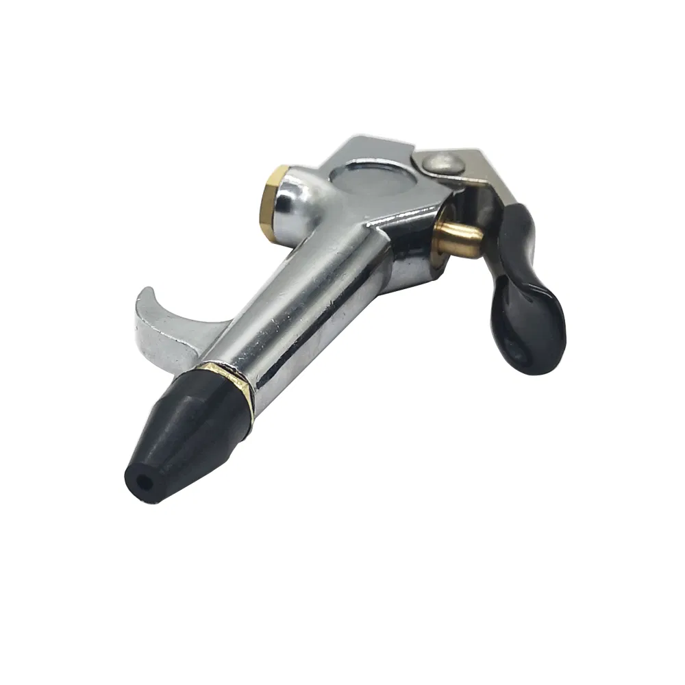 Zinc Alloy Rubber Tip Air Blow Gun for Air Compressor Blo Blower