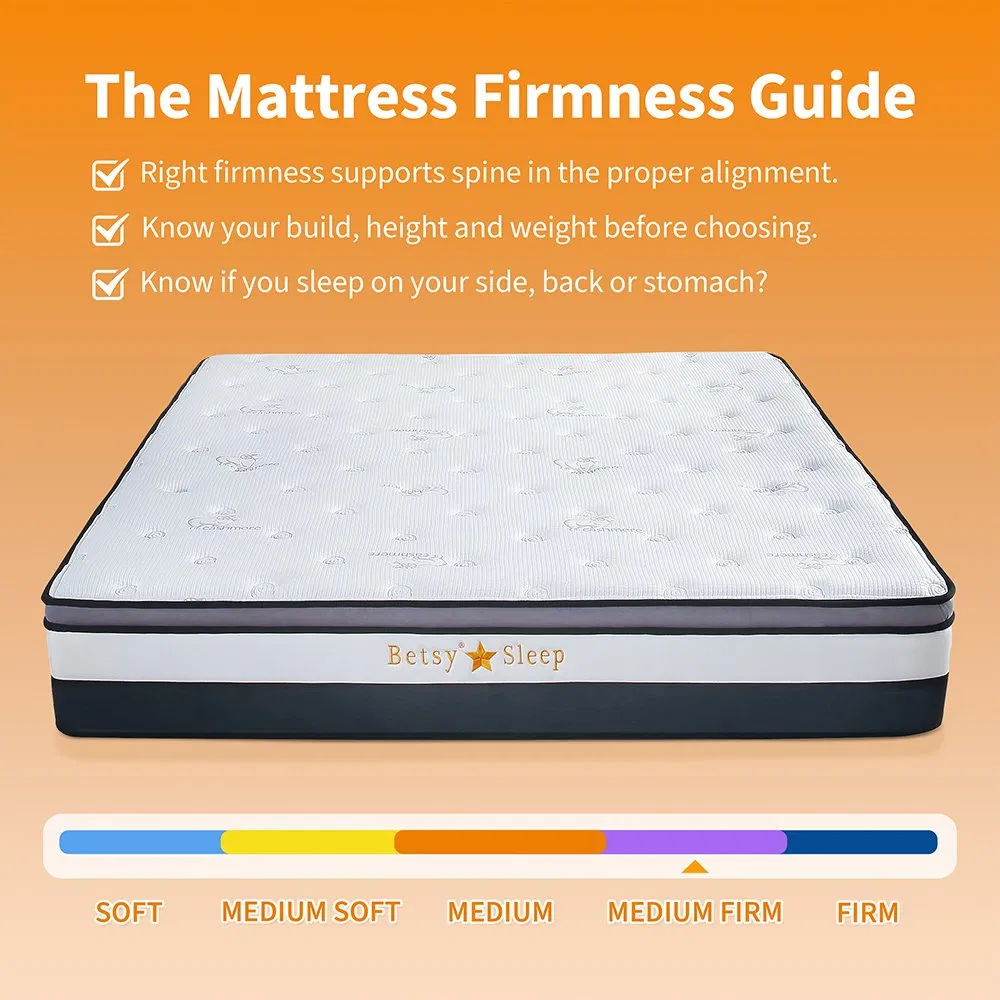 Home High Quality Queen Size Pocket Spring Foam Mattress in a Box