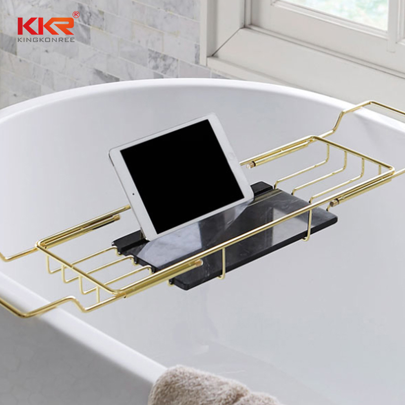 Over Bathtub Stainless Steel Bath Tray Rack for Online Selling
