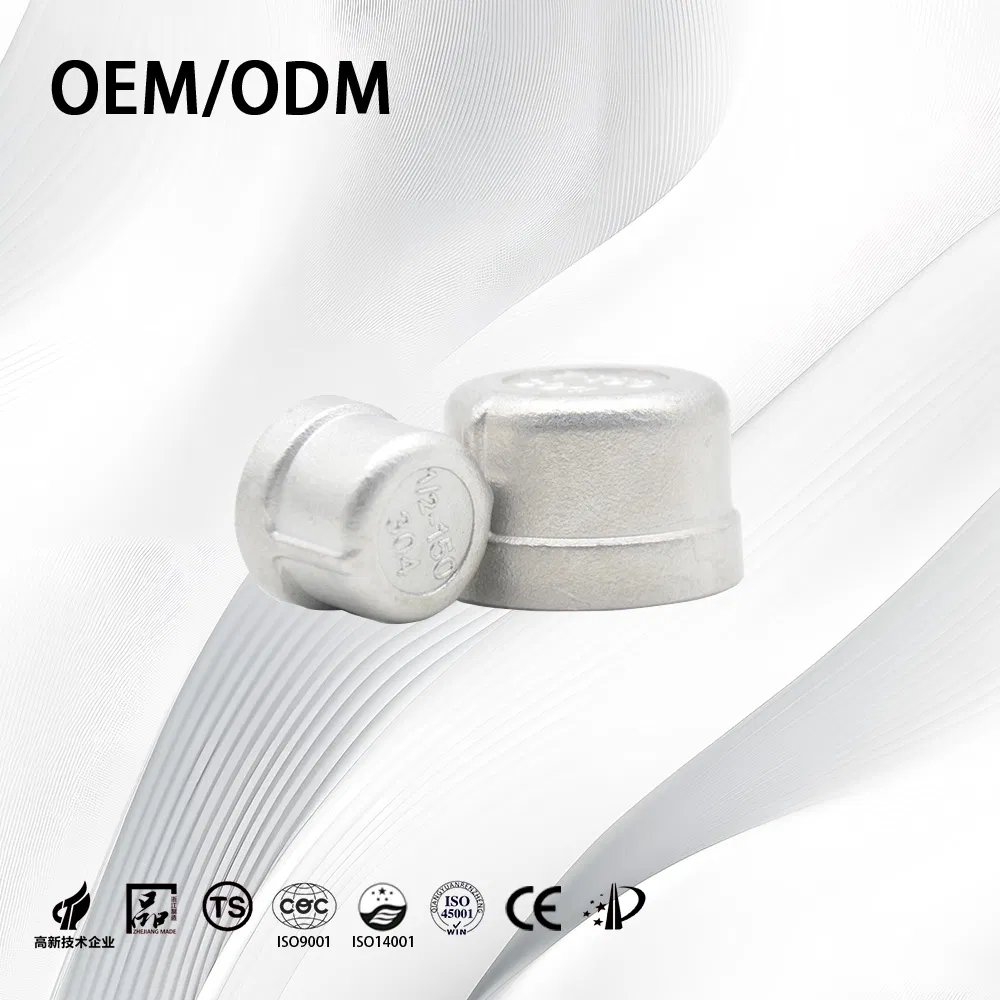 Stainless Steel End Cap ANSI B16.9 ASME B16.9 Sch80/Threaded/Butt Weld/Pipe Fitting