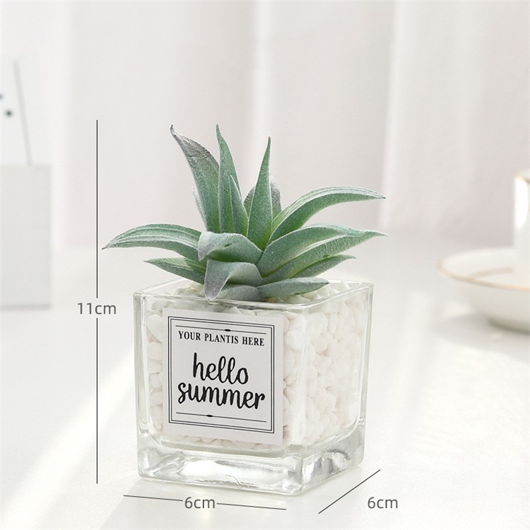 Суккуленты искусственные мини QSLH VF163 в горшке