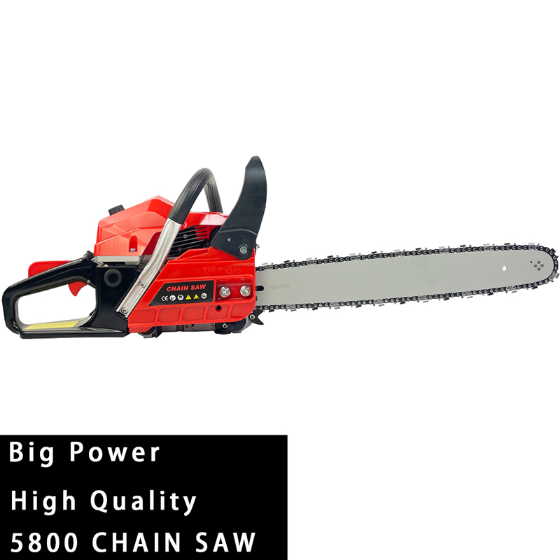 Gasoline 2-Stroken Chainsaw 58cc 3.4HP 22 Inch Bar Fucking Machine