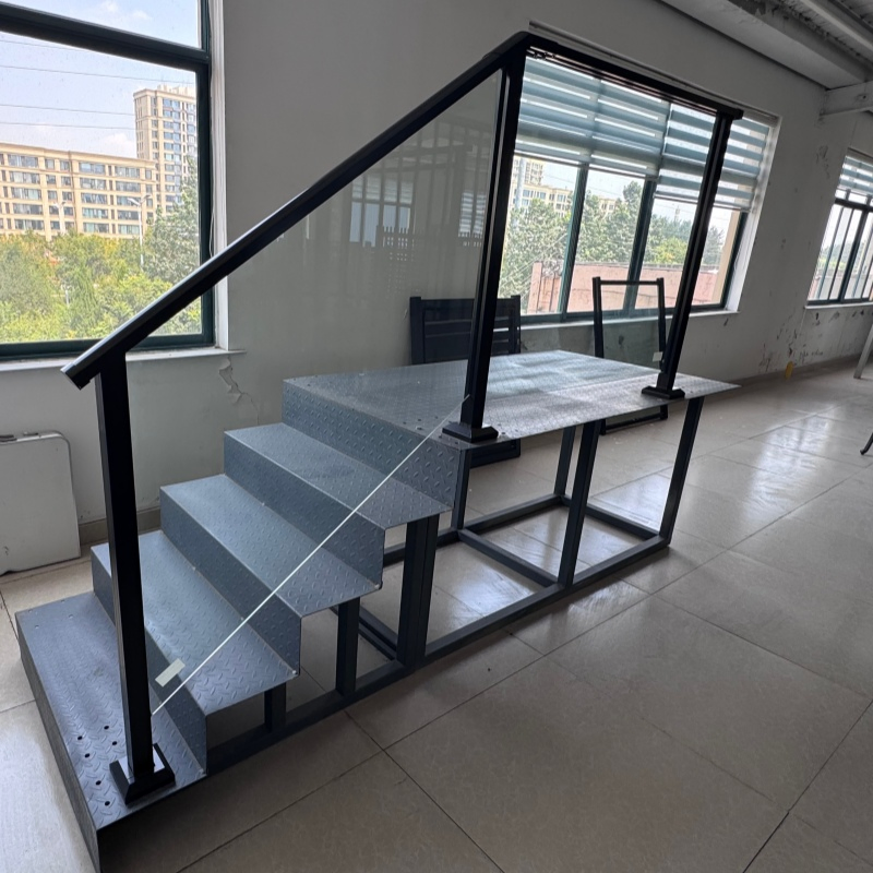 Factory Direct Laminated Glass Railing Staircase Glass Railing