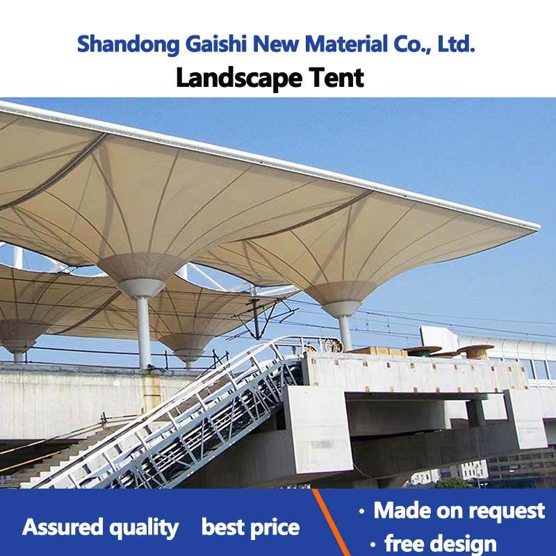 Fire Retardant Steel Frame PVDF Tent for Landscape Sunshade Canopy Awning
