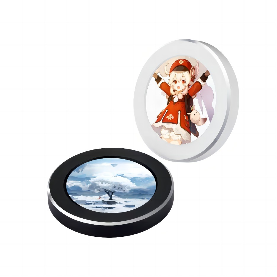 2.1 Inch IPS Circular TFT Display for Machine Monitor 480X480 USB Smart Screen for Chassis/PC Hardware Monitoring, Industrial Grade -20~70℃ OEM/ODM