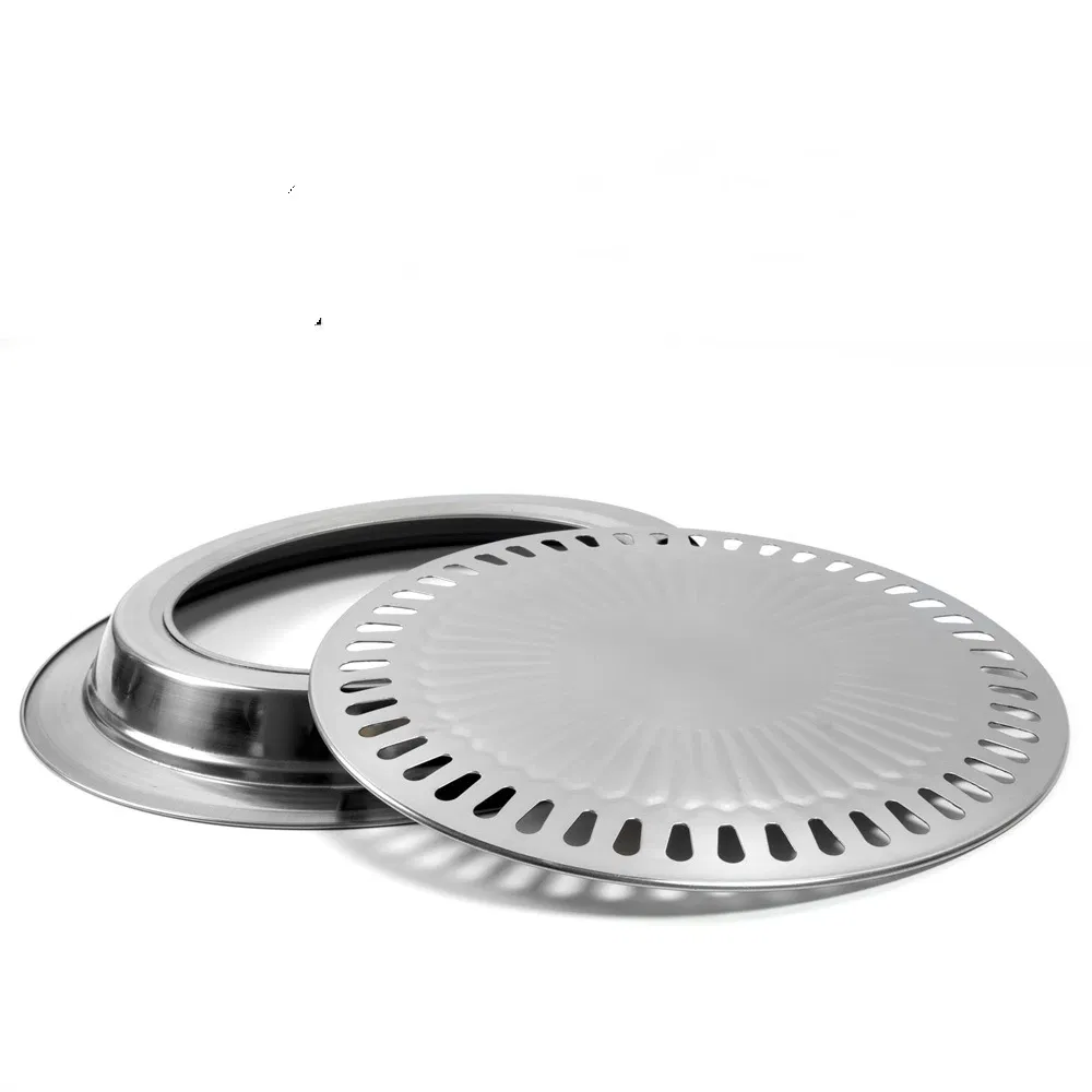 Stainless Steel Korean BBQ Grill Non-Stick
