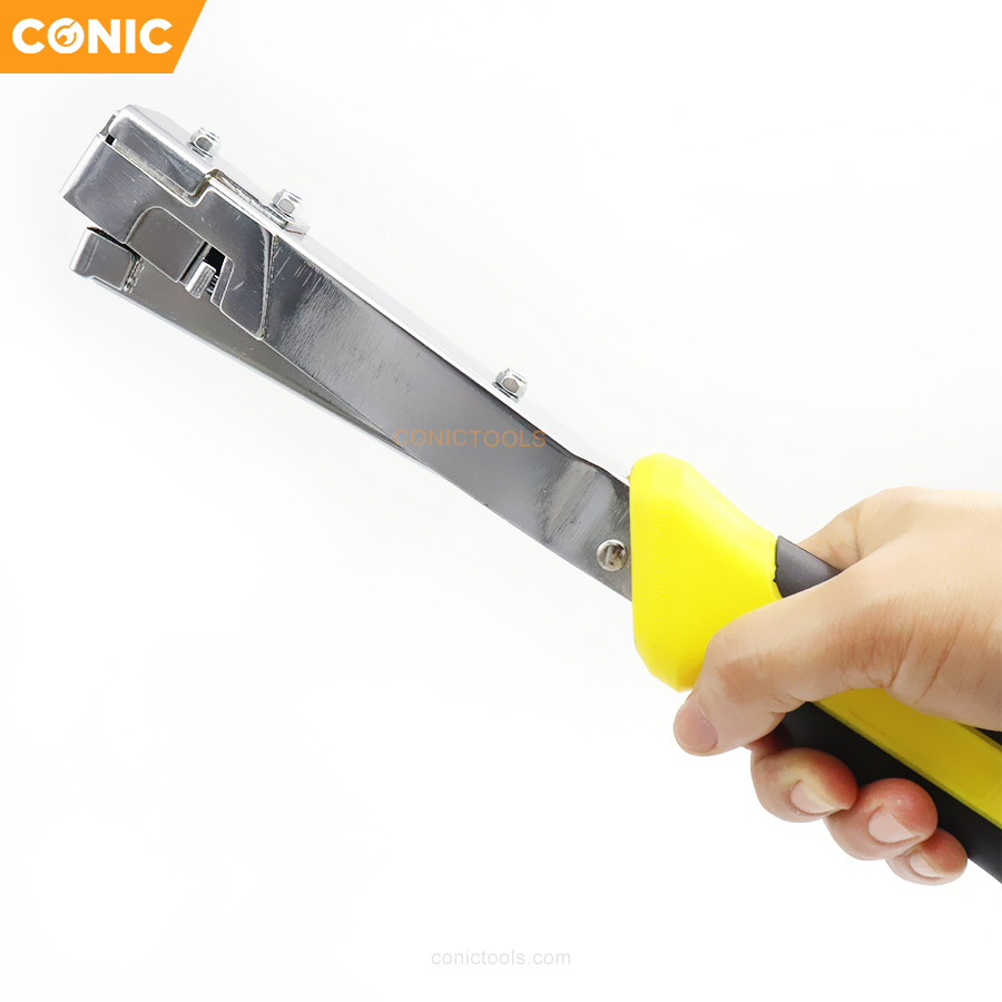 Woodworking 6-10 mm Stapler Heavy Duty Manual Nail Staple Gun Stapler Hammer for Wood Furniture