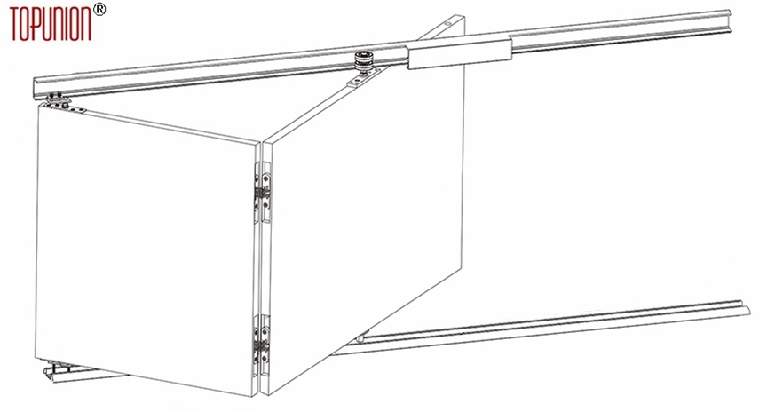 Folding Slidng Wooden Door Roller Door Weight Capacity: 30/40/50/80kg