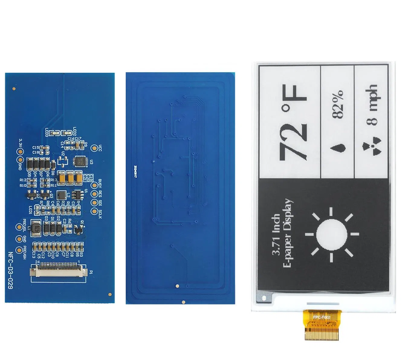 Custom Pet Tag 3.7 Inch 3.7'' 416X240 Pixel Eink Module Price Tag Epaper Display Eink Display