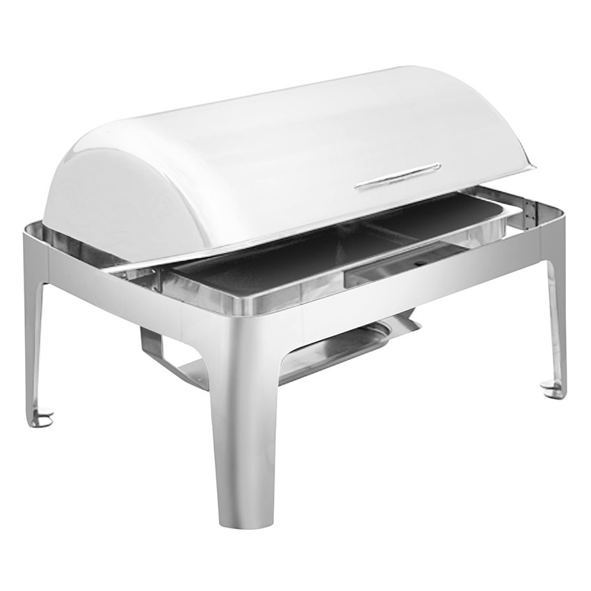 Rectangle Roll Top 9L Hotel Restaurant Chaffing Dish for Catering Buffet Serving