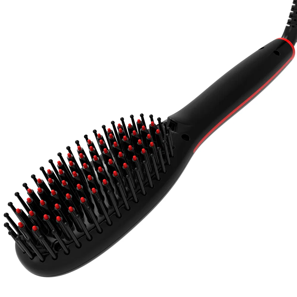 2019 Digital Temperature Control Ionic Electric Hair Brush (Q20)
