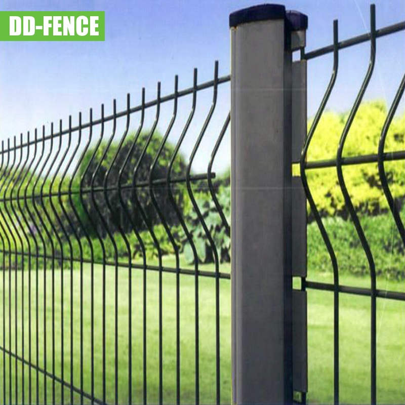 PVC Coated 50X200mm High Quality 3D Bending Curved Welded Iron Wire Mesh Farm Garden Fence Panel