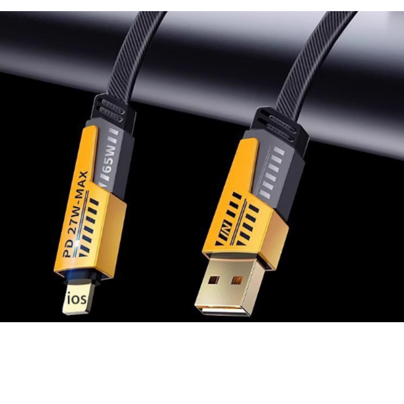 Hot Sale Nylon Braided Zinc Alloy Material 4 in 1 USB Fast Charging Data Cable