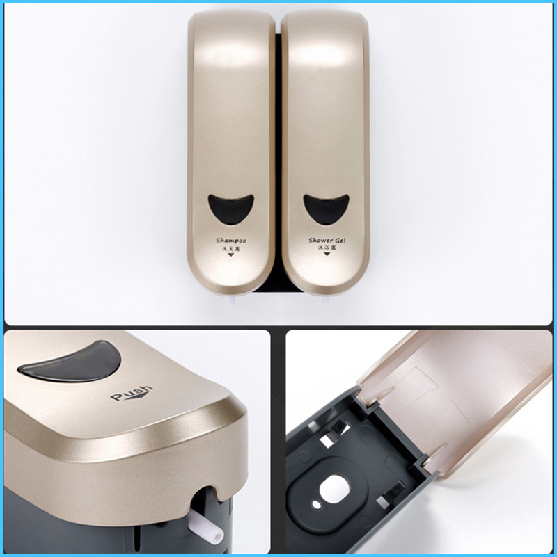Настенный дозатор для жидкого мыла и шампуня