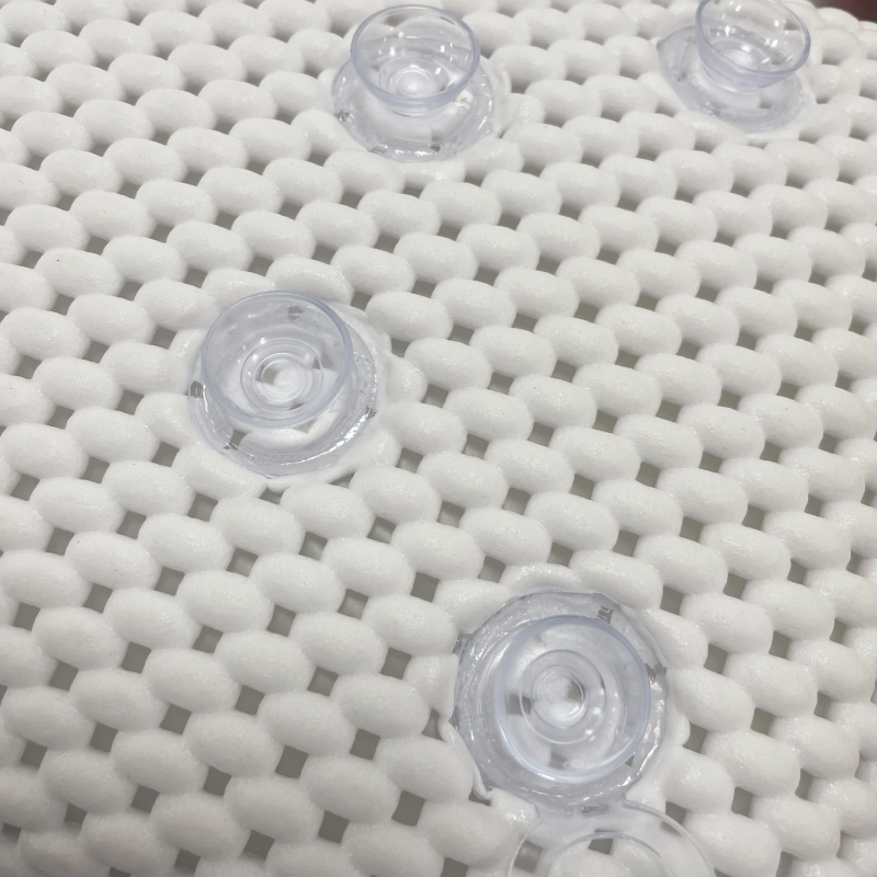 20X 29cm Solid Color Bathtub Pillow Soft and Comfort Eco Friendly PVC Bath Pillow with Suction Cups for Bath Tub