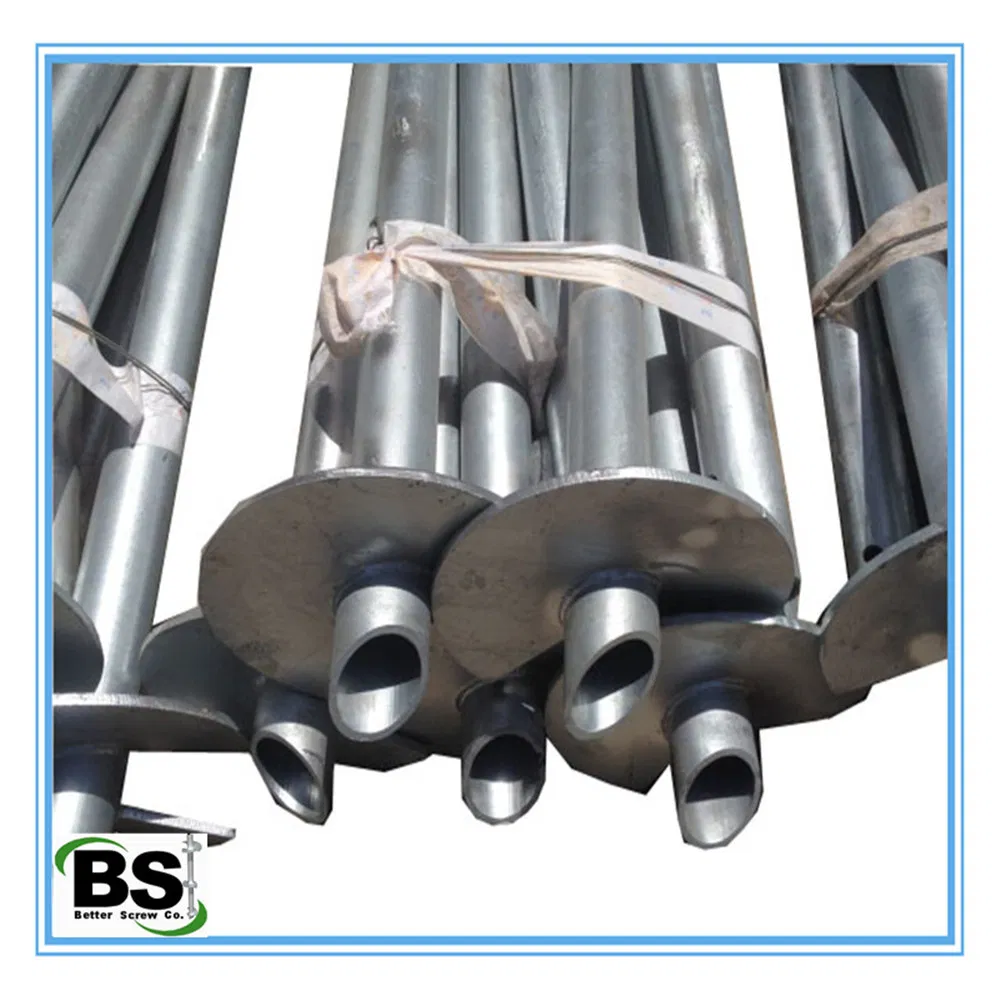 Round Shaft Helical Piles for Foundation Restoration