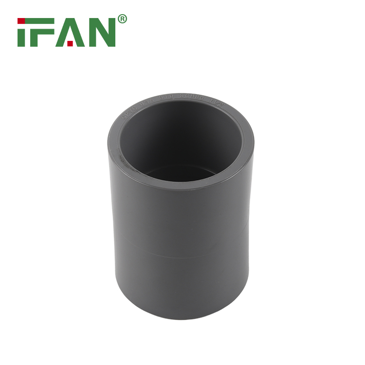 Ifan OEM ODM 1/2"-4" Grey Equal Coupling Pn16 CPVC Sch80 Fitting