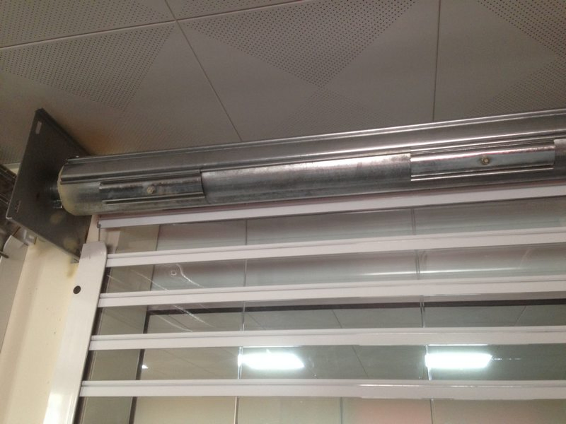 Security Transparent Polycarbonate Rolling Shutter Door