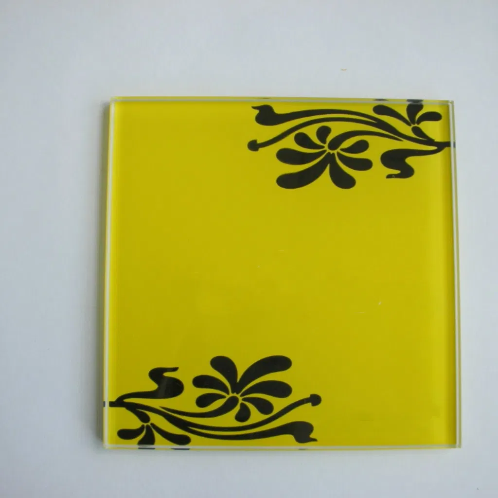 Reliable Glass Supplier Colors Printed Glass Silk Screen Digital Printing Glass Use for Building and House Decoration