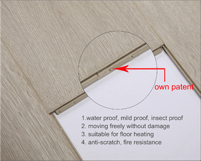 High Quality Waterproof White Oak Indoor Used Click Lock Laminate Flooring