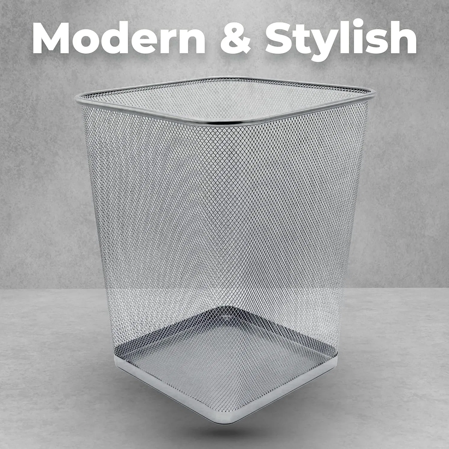 Черная педальная урна для мусора, сетчатая, для кухни и офиса