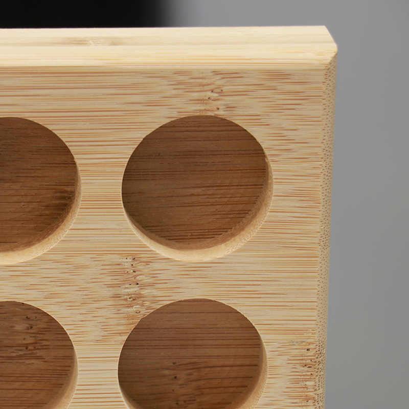 FSC&BSCI Aromatherapy Oils Wooden Essential Oil Carry Rack Holder Organiser